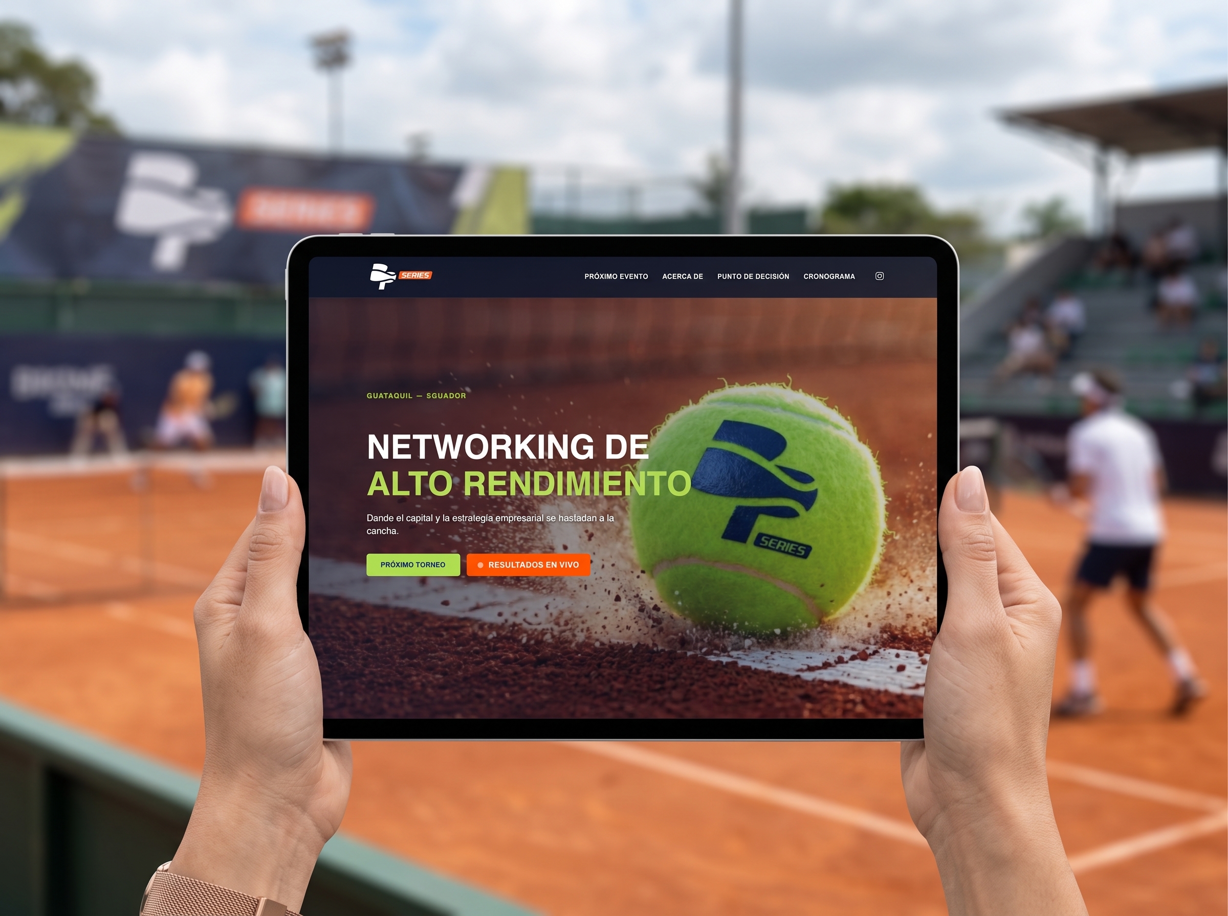 Diseño y desarrollo web BP Series - vista escritorio 1