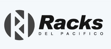 Logo corporativo de Racks del Pacifico - proyecto de Iluminare Studio