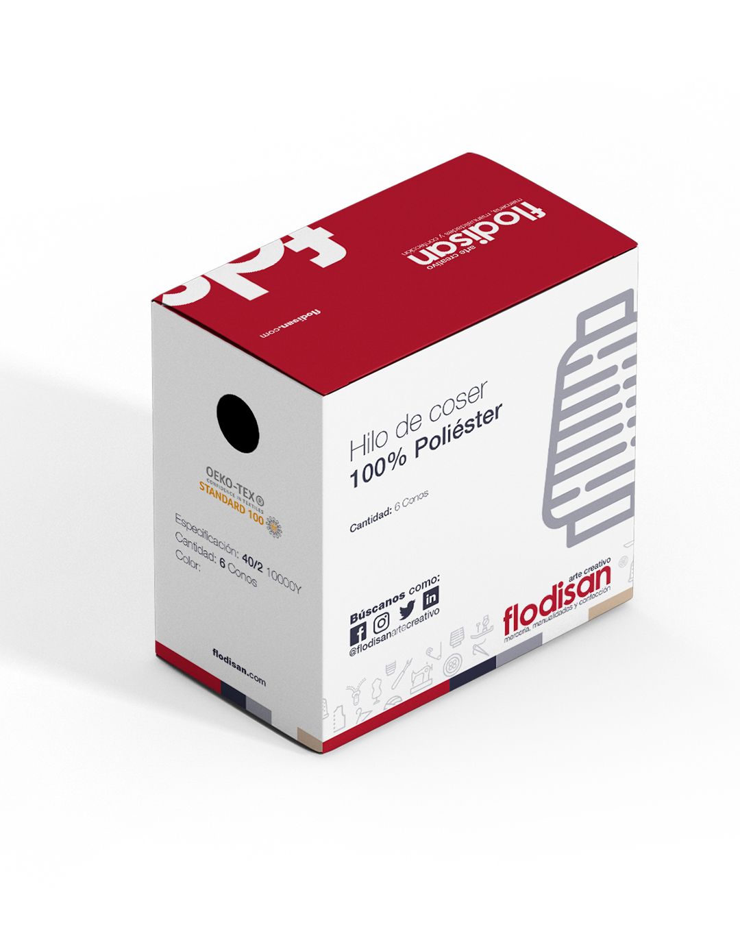 Flodisan Hilo De Coser Diseno de Caja Guayas