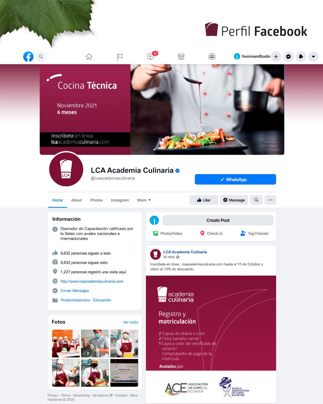 LCA Academia Culinaria - Branding